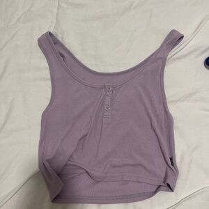 Purple crop top